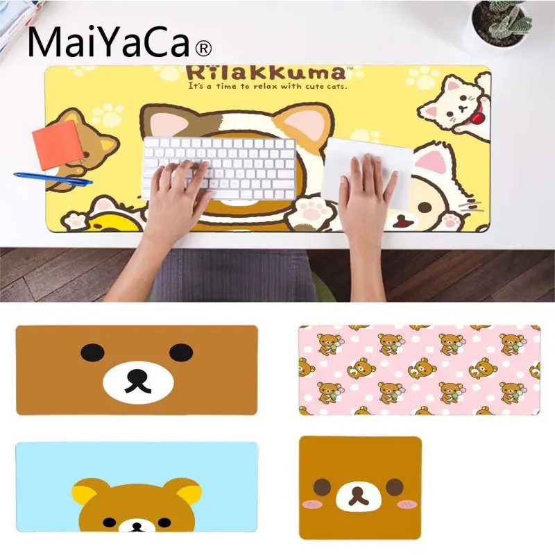 MaiYaCa Beautiful Anime Cute rilakkuma Laptop Computer Mousepad Rubber Mouse Durable Desktop Mousepad
MaiYaCa Beautiful Anime Cute rilakkuma Laptop Computer Mousepad Rubber Mouse Durable Desktop Mousepad