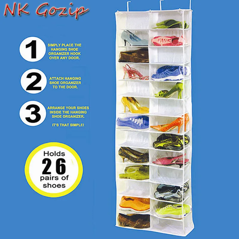 NK Gozip 26 Pockets Over Door Hanging Bag Box Shoes Organize Rack Hanger Storage Tidy Storage Box Hanging Bags
NK Gozip 26 Pockets Over Door Hanging Bag Box Shoes Organize Rack Hanger Storage Tidy Storage Box Hanging Bags