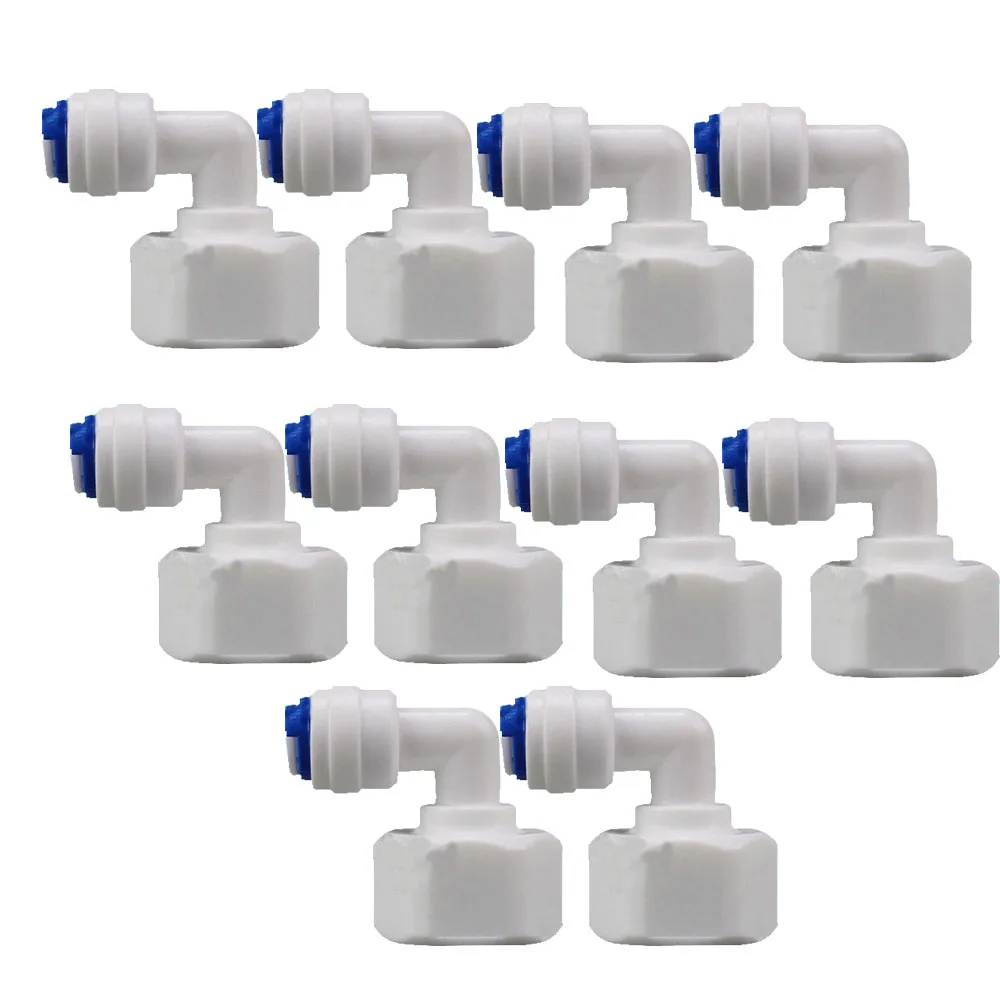 10PCS Water purifier Threaded joints connector 1/2" Internal thread to 1/4" pipe elbow Water purifier accessories fast joint
10PCS Water purifier Threaded joints connector 1/2" Internal thread to 1/4" pipe elbow Water purifier accessories fast joint