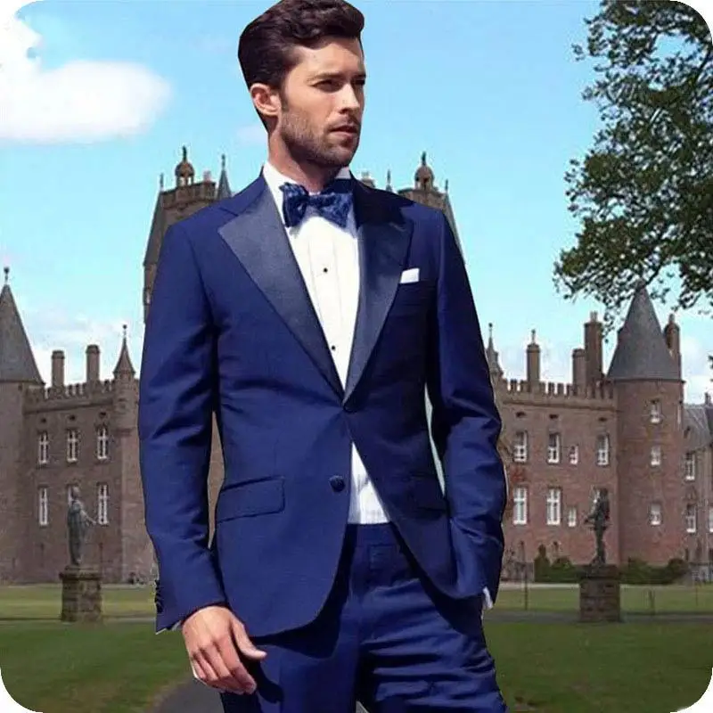Custom Made Blue Suits for Groom Wedding Tuxedos Men Suits Man Blazer Smoking 2piece Evening Party Groomsmen Suit(Jacket+Pant)
Custom Made Blue Suits for Groom Wedding Tuxedos Men Suits Man Blazer Smoking 2piece Evening Party Groomsmen Suit(Jacket+Pant)