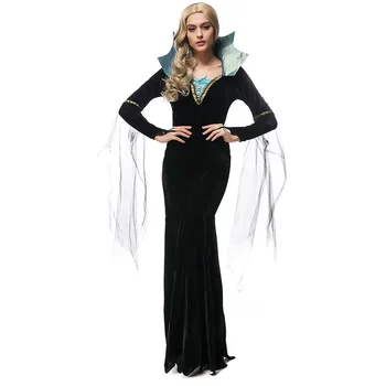 Umorden Purim Party Halloween Costumes Adult Woman Deluxe Queen Vampire Costume Cosplay Black Long Dress for Women
Umorden Purim Party Halloween Costumes Adult Woman Deluxe Queen Vampire Costume Cosplay Black Long Dress for Women