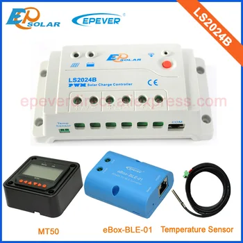 Battery charging regulators LS2024B 12v 24v with MT50 remote meter 20A 20amp and bluetooth function+temperature sensor
Battery charging regulators LS2024B 12v 24v with MT50 remote meter 20A 20amp and bluetooth function+temperature sensor