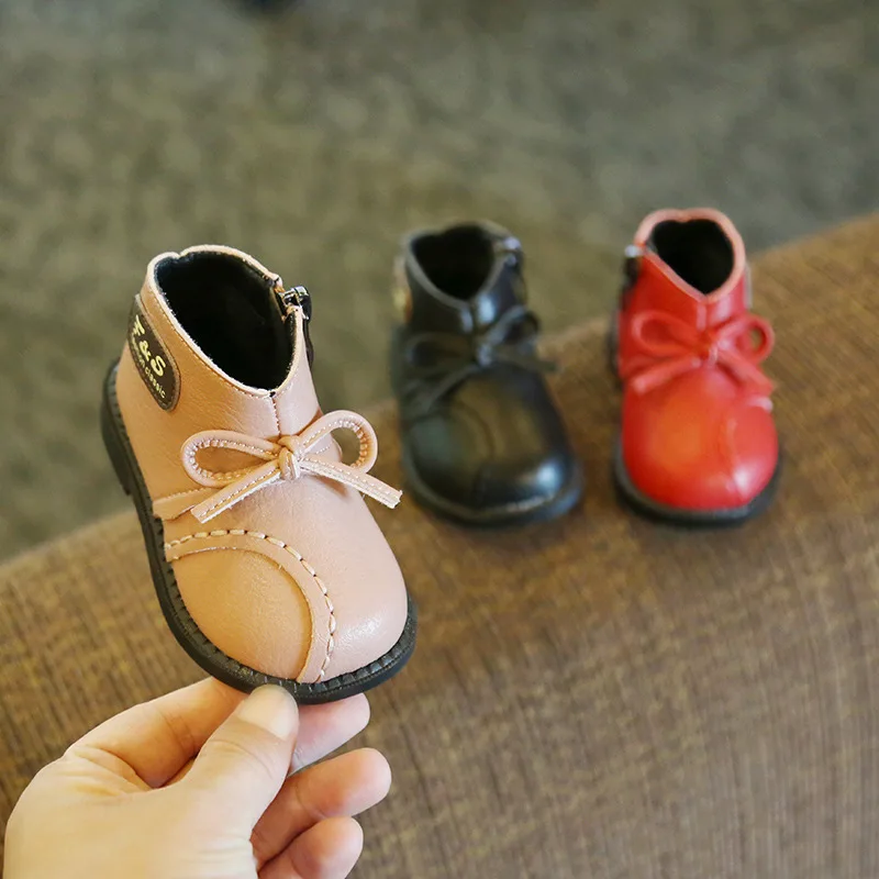 Winter Baby Girls' Boots Children's Snow Boots Toddlers Shoes Soft Worm Fleece Inner
Winter Baby Girls' Boots Children's Snow Boots Toddlers Shoes Soft Worm Fleece Inner