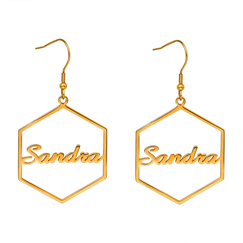 Custom Name Drop Earrings Stainless Steel Initials DIY Cursive Style Nameplate Earrings for Women Gift Party
Custom Name Drop Earrings Stainless Steel Initials DIY Cursive Style Nameplate Earrings for Women Gift Party