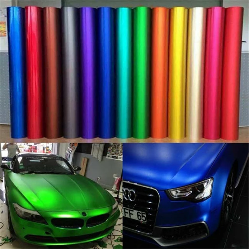 Разноцветные зеркальные наклейки для автомобиля разные цвета размеры: 5/10/15/20x1 52