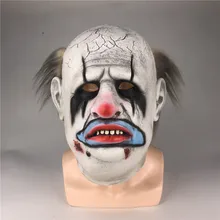 Clown-Mask Horror Halloween Daylight Cosplay White Dead Party-Prop Latex Scary Punk by