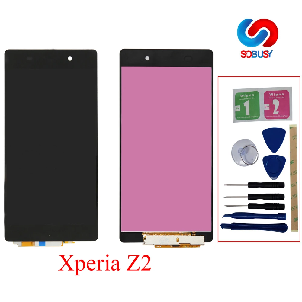 Оригинальный ЖК дисплей 5 2 дюйма для SONY Xperia Z2 L50W D6502D D6502 D6503 D6543 сменный дигитайзер