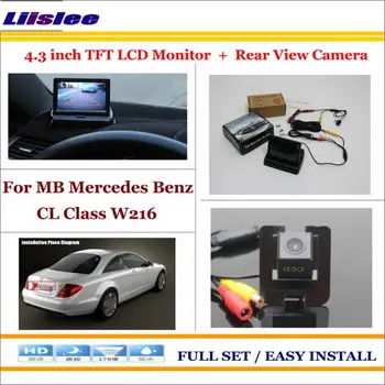 For Mercedes Benz CL Class W216 Auto Back UP Reverse Camera & 4.3" Color LCD Monitor Screen 2 in 1 Rearview Parking System
For Mercedes Benz CL Class W216 Auto Back UP Reverse Camera & 4.3" Color LCD Monitor Screen 2 in 1 Rearview Parking System