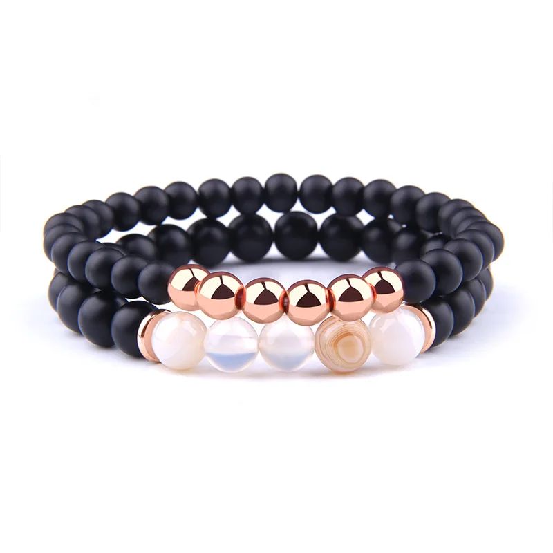 Natural White Strip Agates Round Beads Bracelets High Quality And Competitive Price Hematite And Black Onyx Beads Bracelets
Natural White Strip Agates Round Beads Bracelets High Quality And Competitive Price Hematite And Black Onyx Beads Bracelets
