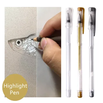0.7mm White Gold Silver Brighten Gel Pen Line Draw Pen Liner for Art Marker Design Comic Manga Painting Supplies Highlight Pen
0.7mm White Gold Silver Brighten Gel Pen Line Draw Pen Liner for Art Marker Design Comic Manga Painting Supplies Highlight Pen