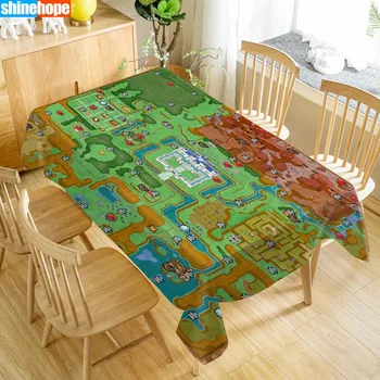 Customize Tablecloth Legend Of Zelda Map Oxford Cloth Dust-proof Rectangular Table Cover For Party Home Decor 140x160CM
Customize Tablecloth Legend Of Zelda Map Oxford Cloth Dust-proof Rectangular Table Cover For Party Home Decor 140x160CM