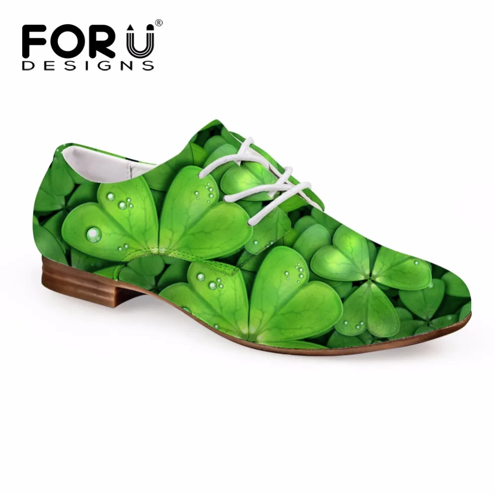 FORUDESIGNS Fashion Oxford Shoes for Women 3D Green Leaves Printed High Quality Leather Shoes for ladies Lace-up Oxfords Shoes
FORUDESIGNS Fashion Oxford Shoes for Women 3D Green Leaves Printed High Quality Leather Shoes for ladies Lace-up Oxfords Shoes