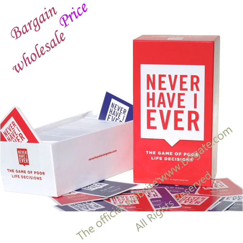 

hot sale board game Never Have I Ever New hot anti human card in stock 550pcs  Humanites For Against Sealed Ship Free Shipping