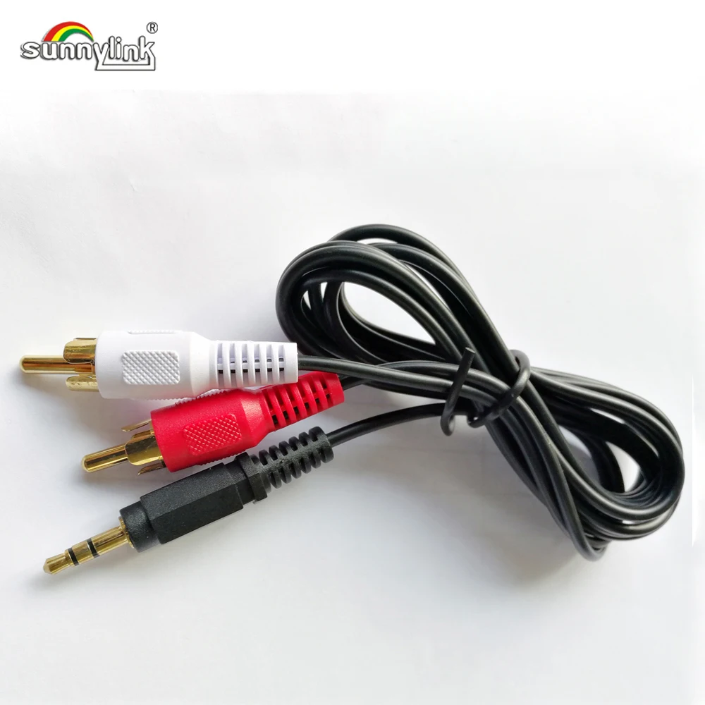 GOLD PLATED 3.5MM JACK TO 2 RCA AUDIO CABLE , 3.5MM STEREO AUDIO MALE TO MALE CABLES FOR DVD PLAYER , MP3, SPEAKER, COMPUTER,TV
GOLD PLATED 3.5MM JACK TO 2 RCA AUDIO CABLE , 3.5MM STEREO AUDIO MALE TO MALE CABLES FOR DVD PLAYER , MP3, SPEAKER, COMPUTER,TV