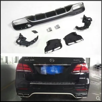 4 Outlet PP Rear Bumper Diffuser with Exhaust Tips For BENZ W166 GLE Class GLE320 GLE350 GLE400 2015 2016 2017 2018
4 Outlet PP Rear Bumper Diffuser with Exhaust Tips For BENZ W166 GLE Class GLE320 GLE350 GLE400 2015 2016 2017 2018