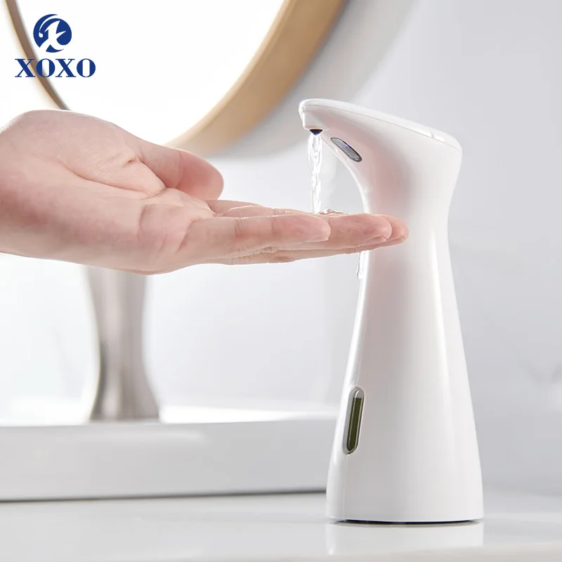 

200ml ABS Automatic Liquid Soap Dispenser Bathroom Smart Sensor Touchless ABS Electroplated Sanitizer Dispensador Kitchen 1805C