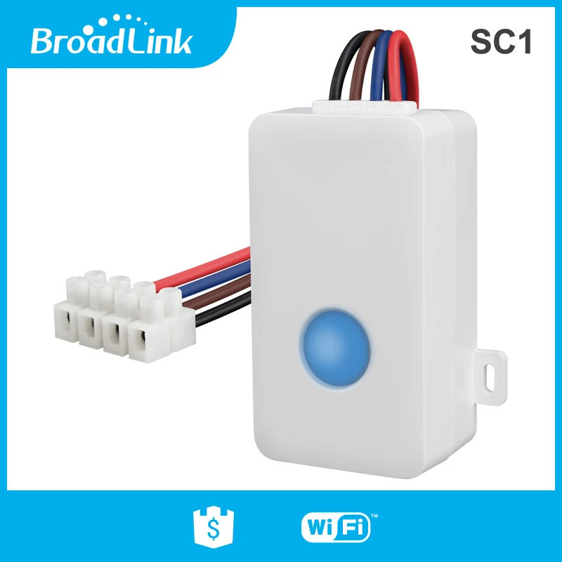 Broadlink SC1 Smart Switch Wifi Controller 2.4GHz Control Box Timing Wireless Remote Control 2500W APP Support iOS/Android
Broadlink SC1 Smart Switch Wifi Controller 2.4GHz Control Box Timing Wireless Remote Control 2500W APP Support iOS/Android