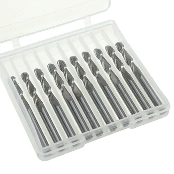 10Pcs 3.175mm Carbide Single Flute Spiral Ball Nose End Mills CNC Router Bits Machine Milling Cutter Tools 17mm
10Pcs 3.175mm Carbide Single Flute Spiral Ball Nose End Mills CNC Router Bits Machine Milling Cutter Tools 17mm