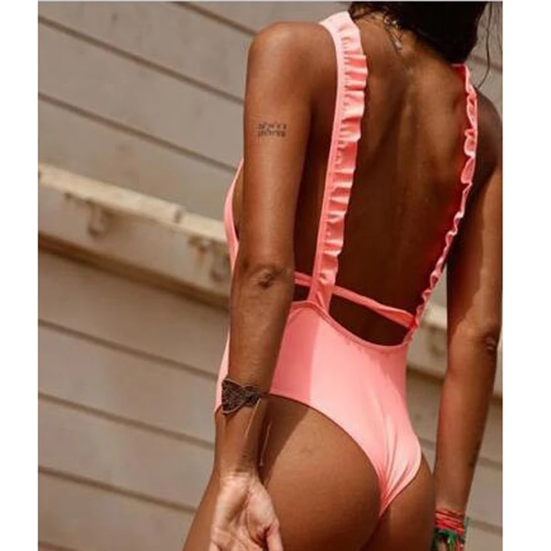 2017 New Sexy Backless Swimwear One Piece Swimsuit Women Monokini Bodysuit Leotard Jumpsuit Bathers Bathing Suit Beach Swim Wear
2017 New Sexy Backless Swimwear One Piece Swimsuit Women Monokini Bodysuit Leotard Jumpsuit Bathers Bathing Suit Beach Swim Wear