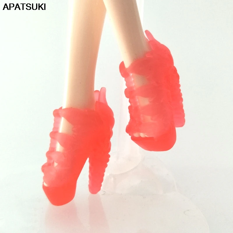 1pair Pink Original Jelly Shoes for Monster High Doll High Heel Shoes Doll Accessories Summer Sandal For 1/6 Monster Dolls
1pair Pink Original Jelly Shoes for Monster High Doll High Heel Shoes Doll Accessories Summer Sandal For 1/6 Monster Dolls