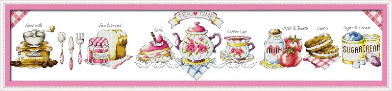 Tea-time counted printed on fabric DMC 14CT 11CT Cross Stitch kitsembroidery needlework Sets Home Decor
Tea-time counted printed on fabric DMC 14CT 11CT Cross Stitch kitsembroidery needlework Sets Home Decor