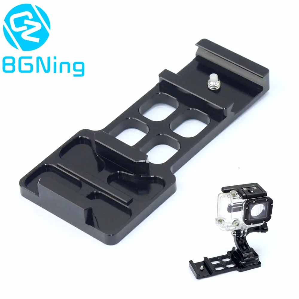 CNC 20mm Side Rail Mount Plate Adapter for GOPRO Hero 1 2 3 4 5 Session 6 All Series / Yi / SJ / GitUp Action Cameras Accessory
CNC 20mm Side Rail Mount Plate Adapter for GOPRO Hero 1 2 3 4 5 Session 6 All Series / Yi / SJ / GitUp Action Cameras Accessory