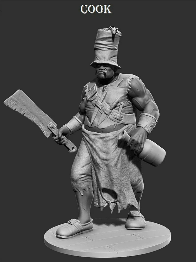Unassambled 1/24 68mm Butcher man winter (WITH BASE ) Historical Resin kit miniature model Unpainted
Unassambled 1/24 68mm Butcher man winter (WITH BASE ) Historical Resin kit miniature model Unpainted