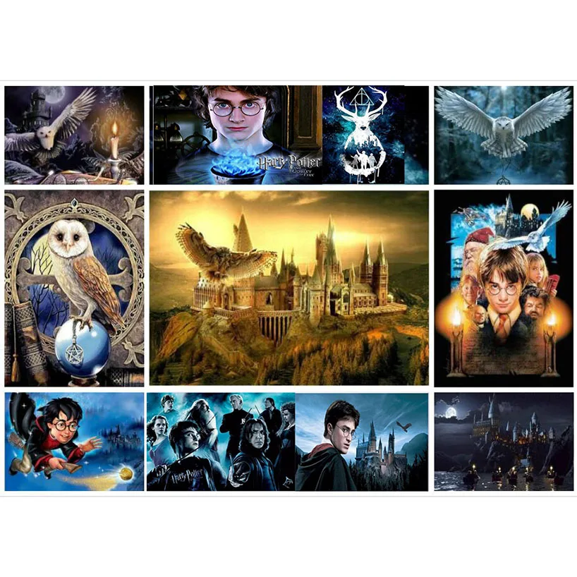 5D DIY Diamond Embroidery Full Square Diamond Painting Cross Stitch Harry Potter Pictures Of Rhinestones round Mosaic Decoration
5D DIY Diamond Embroidery Full Square Diamond Painting Cross Stitch Harry Potter Pictures Of Rhinestones round Mosaic Decoration