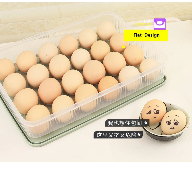 Kitchen Tools Space-Saving Large-Capacity Egg Storage Box Kitchen refrigerator Food Storage Box Egg Grid Egg Tray Egg Box
Kitchen Tools Space-Saving Large-Capacity Egg Storage Box Kitchen refrigerator Food Storage Box Egg Grid Egg Tray Egg Box