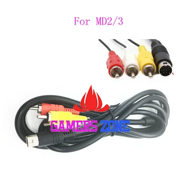 10PCS Replacement For MD 2 3 9Pin Stereo AV TV Video Lead Cable For Sega Maga Drive 2 & 3 Genesis
10PCS Replacement For MD 2 3 9Pin Stereo AV TV Video Lead Cable For Sega Maga Drive 2 & 3 Genesis