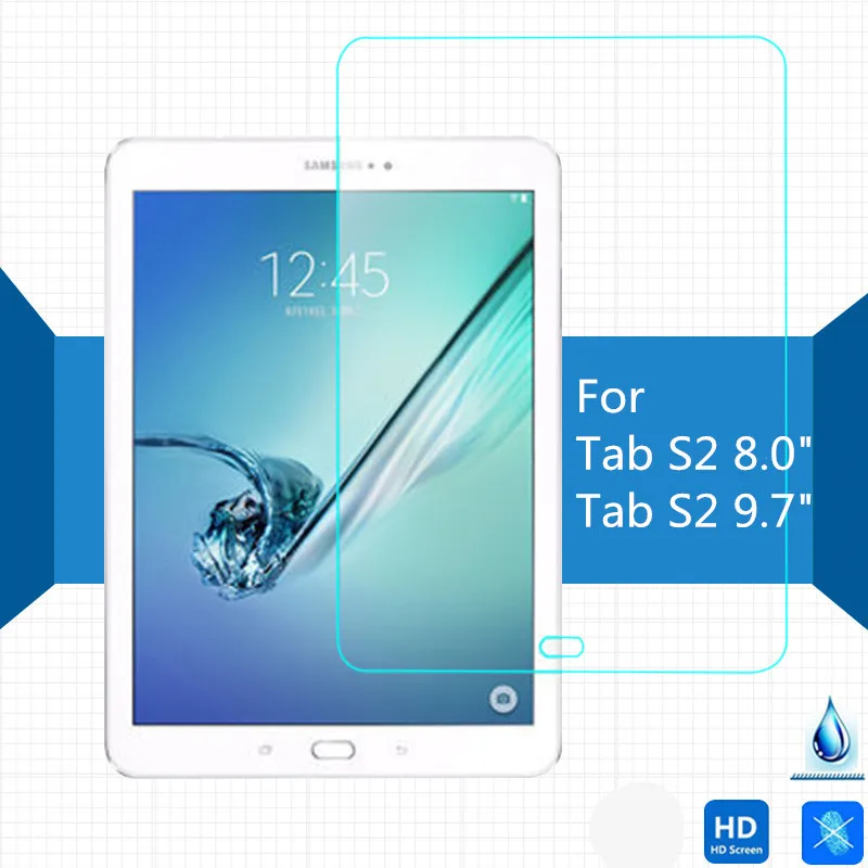 Tempered Glass Screen Protector For Samsung Galaxy Tab S2 8.0 9.7 SM-T710 T715 T719 T810 T813 T815 T819 Tablet Protective Film
Tempered Glass Screen Protector For Samsung Galaxy Tab S2 8.0 9.7 SM-T710 T715 T719 T810 T813 T815 T819 Tablet Protective Film