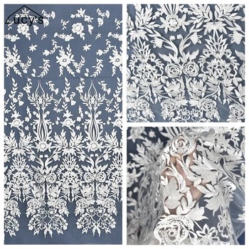 2018 NEW design wedding lace fabric Chinese embroidery tulle lace light ivory 1 Yard wide lace
2018 NEW design wedding lace fabric Chinese embroidery tulle lace light ivory 1 Yard wide lace