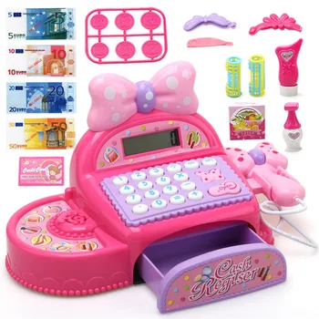 Kids Supermarket Cash Register Simulated Role Play Toy Girl Birthday Gift Multi-functional Cash Toys With Calculator and Scanner
Kids Supermarket Cash Register Simulated Role Play Toy Girl Birthday Gift Multi-functional Cash Toys With Calculator and Scanner