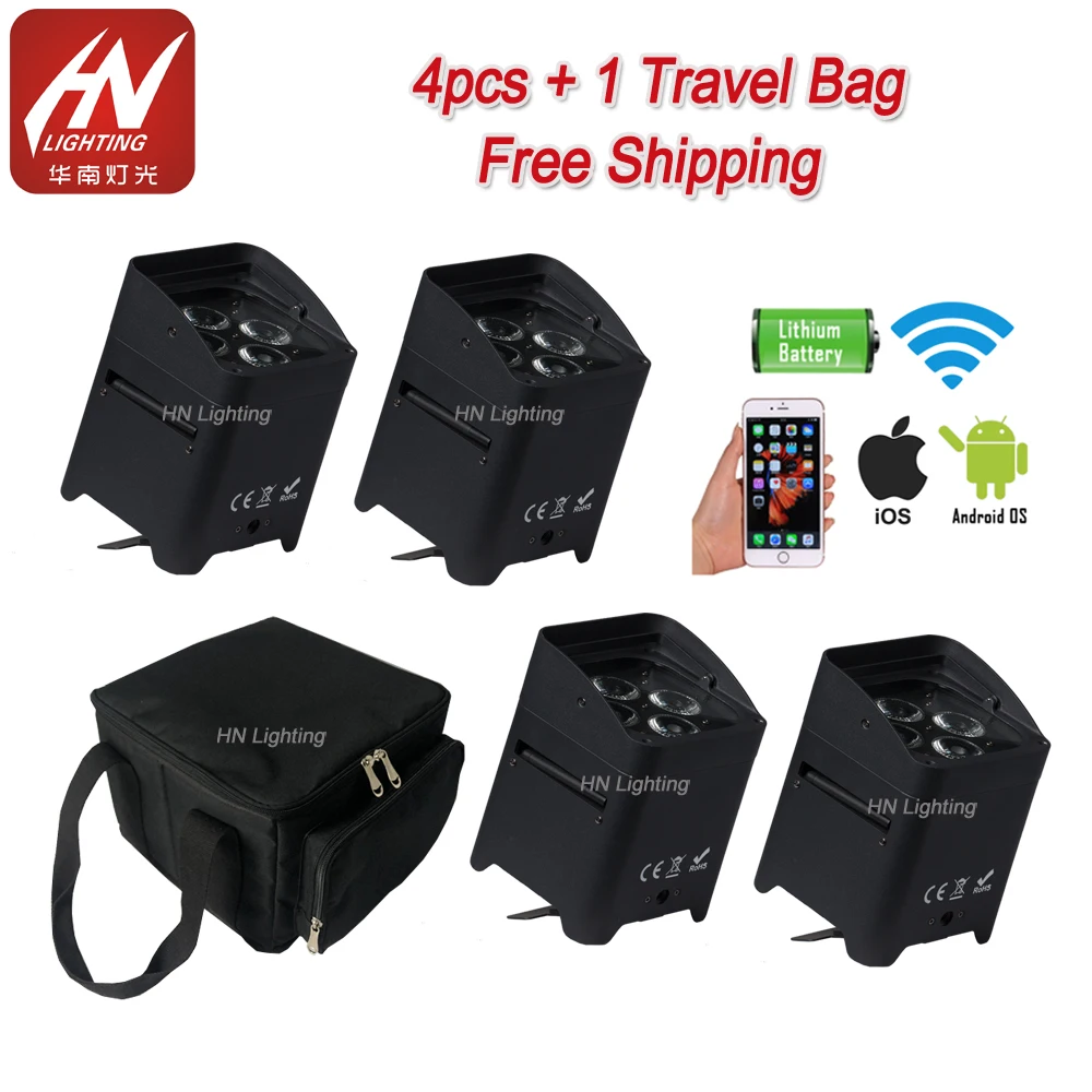 4pcs Wifi control uplights RGBWA UV 4*18W Battery Operate Wireless DMX Uplighting LED DJ Lights for weddings
4pcs Wifi control uplights RGBWA UV 4*18W Battery Operate Wireless DMX Uplighting LED DJ Lights for weddings