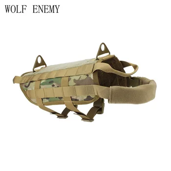 Police K9 Tactical Training Dog Harness Military Molle V-elcro Vest Packs Coat 4 Color XS-XL
Police K9 Tactical Training Dog Harness Military Molle V-elcro Vest Packs Coat 4 Color XS-XL