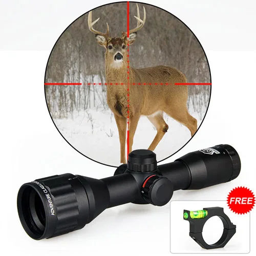 Canis Latrans Optical sight Tactical 4X32 Mil Dot Rifle Scopes With Airsoft Gun Scope Mount Level bubble in Hunting OS1-0140
Canis Latrans Optical sight Tactical 4X32 Mil Dot Rifle Scopes With Airsoft Gun Scope Mount Level bubble in Hunting OS1-0140