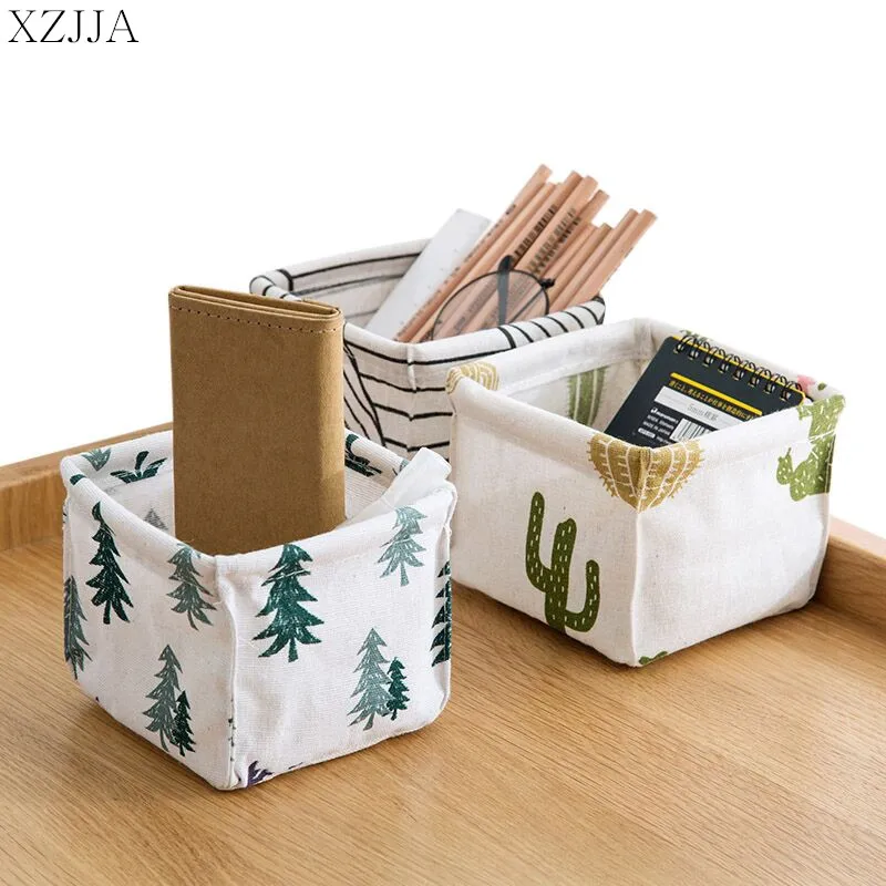XZJJA Cotton Linen Desktop Storage Boxes Stationery Sundries Office Organizer Cute Square Cosmetic Jewelry Rangement Small Box
XZJJA Cotton Linen Desktop Storage Boxes Stationery Sundries Office Organizer Cute Square Cosmetic Jewelry Rangement Small Box