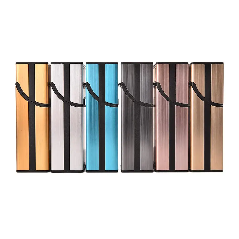 1PCS Storage Tobacco Holder Container Portable Men's Light Aluminum Pocket Cigar Cigarette Case Box
1PCS Storage Tobacco Holder Container Portable Men's Light Aluminum Pocket Cigar Cigarette Case Box