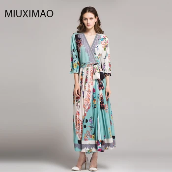 2018 High Quality Spring&Fall Dress Newest Cute Style V-Neck Half Sleeve Flower Print Elegant Dress Women
2018 High Quality Spring&Fall Dress Newest Cute Style V-Neck Half Sleeve Flower Print Elegant Dress Women