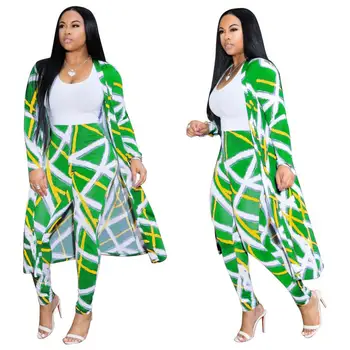 2019 New Women Set Two Piece Outfits Set Printed Long Cardigans 2 Piece Outfits Long Sleeve Coat and Trousers Skinny Pants Set
2019 New Women Set Two Piece Outfits Set Printed Long Cardigans 2 Piece Outfits Long Sleeve Coat and Trousers Skinny Pants Set