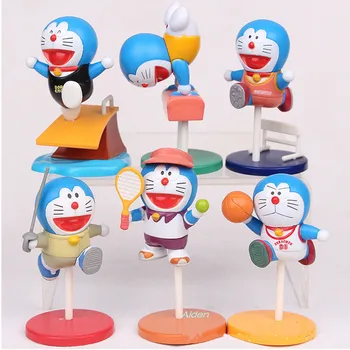 6 Pcs/set Doraemon Pokonyan Gymnastics Ver Creative Decoration Birthday Gift PVC Action Figure Collectible Model Toy 5CM B869
6 Pcs/set Doraemon Pokonyan Gymnastics Ver Creative Decoration Birthday Gift PVC Action Figure Collectible Model Toy 5CM B869