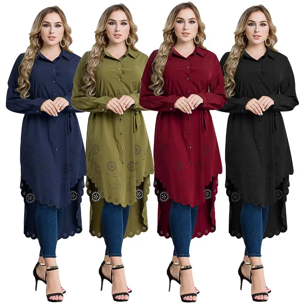 Plus Size Muslim Women Long Sleeve Tops Dress Shirt Blouse Tunic Islamic Arab Maxi Casual Ramdan Malaysia Caftan Clothing Abaya
Plus Size Muslim Women Long Sleeve Tops Dress Shirt Blouse Tunic Islamic Arab Maxi Casual Ramdan Malaysia Caftan Clothing Abaya