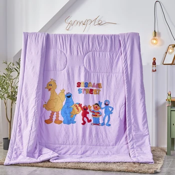 Washing cotton Summer Quilts twin single queen Blankets High quality Bed Cover Children duvet soft purple cartoon Comforters
Washing cotton Summer Quilts twin single queen Blankets High quality Bed Cover Children duvet soft purple cartoon Comforters