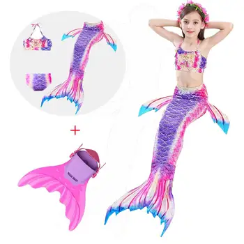 4pcs/Set Girls Mermaid Swimsuit Bikini Kid Mermaid Tail Swimsuit with Monofin Child Wear Swimsuit Mermaid Tail Clothing Swimwear
4pcs/Set Girls Mermaid Swimsuit Bikini Kid Mermaid Tail Swimsuit with Monofin Child Wear Swimsuit Mermaid Tail Clothing Swimwear