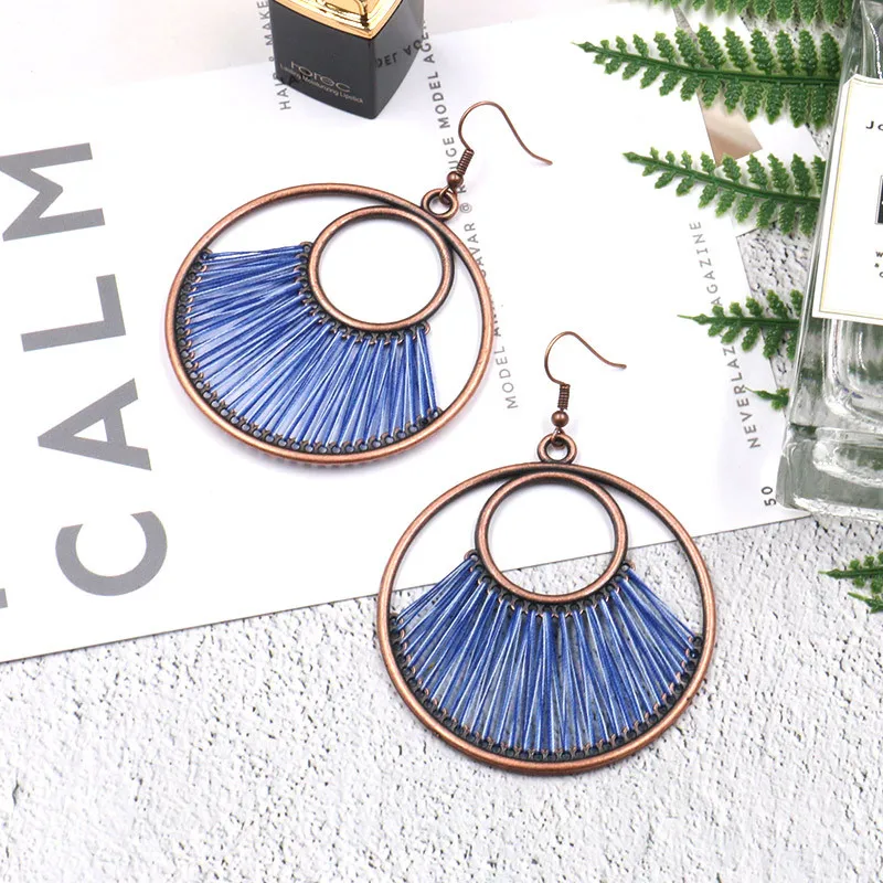 Vintage Antique Gold Color Round Earring for Women Charm Pendant Bohemian Punk Style Copper Hoop Earrings Handmade Girl Jewelry
Vintage Antique Gold Color Round Earring for Women Charm Pendant Bohemian Punk Style Copper Hoop Earrings Handmade Girl Jewelry