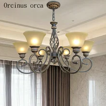 American style antique glass chandelier living room bedroom European luxury classic all copper chandelier free shipping
American style antique glass chandelier living room bedroom European luxury classic all copper chandelier free shipping