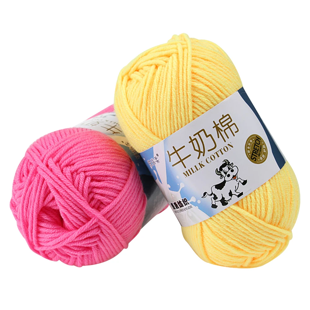 1Pc/50g Crochet DIY Yarn Milk Cotton Knitting Yarn Soft Warm Baby Yarn for Hand DIY Knitting Supplies
1Pc/50g Crochet DIY Yarn Milk Cotton Knitting Yarn Soft Warm Baby Yarn for Hand DIY Knitting Supplies