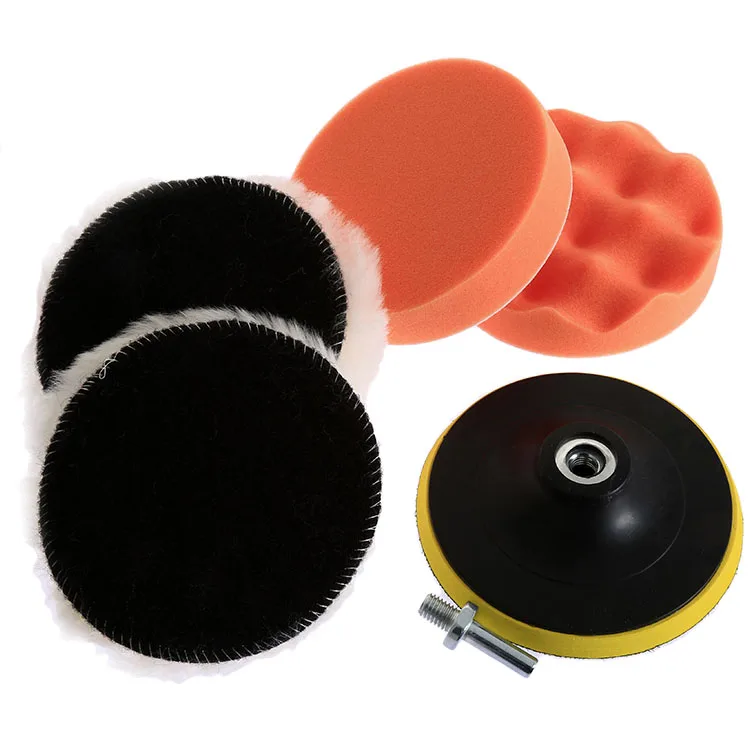 Набор полировальных насадок для автомобиля 5 шт. дюймов 125 мм|buffing polishing pads|polishing