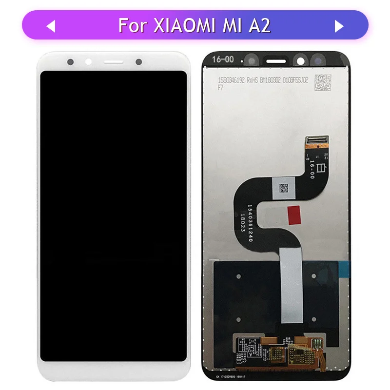 5PCS LCD For xiaomi Mi A2 Display Touch Screen Assembly Glass Panel Digitizer Sensor replacement | Мобильные телефоны и