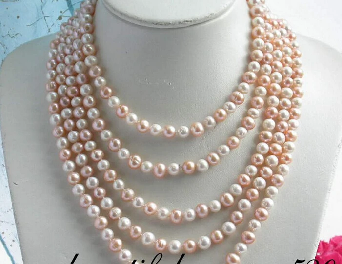 FREE shipping>>> >>Z2060 NATURAL 100" 9mm pink white freshwater pearl necklace 6.07
FREE shipping>>> >>Z2060 NATURAL 100" 9mm pink white freshwater pearl necklace 6.07